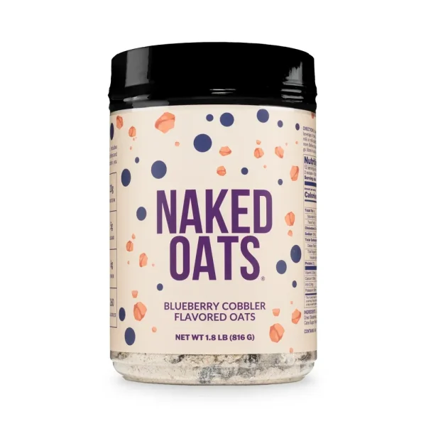 Blueberry Cobbler Protein Oats | Naked Oats