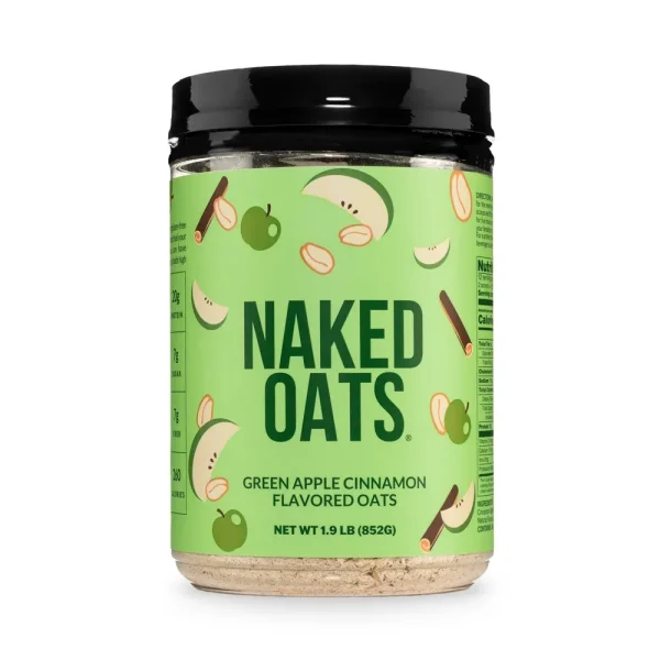 Green Apple Cinnamon Protein Oats | Naked Oats