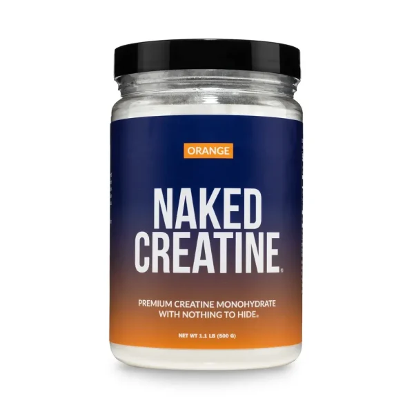 Orange Creatine Monohydrate Powder | Naked Creatine - 1.1LB