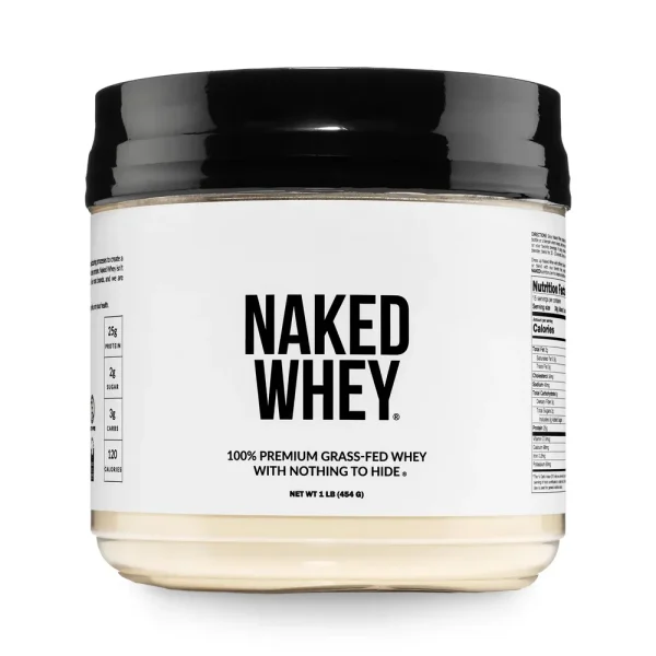 Grass Fed Whey Protein Powder | Naked Whey - 1LB